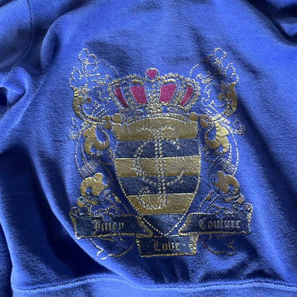 Y2K Girls M juicy couture zip up - Picture 1 of 9